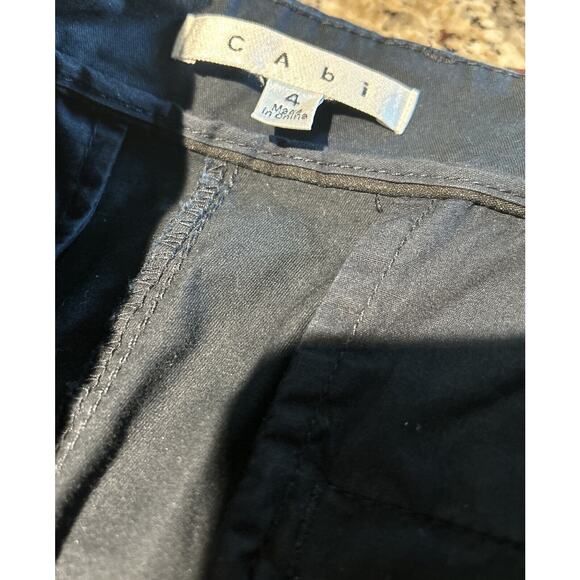 CAbi #252R Step Out Cotton Trouser Navy Blue Pants Boot Leg Size‎ 4 - Picture 7 of 8